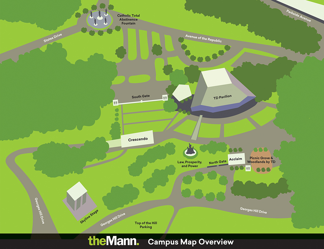Mann Center For The Performing Arts Venue Maps